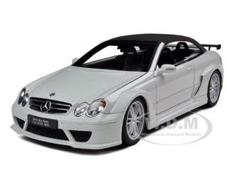 Image of Mercedes CLK DTM AMG Convertible White 1/18 Diecast Model Car by Kyosho