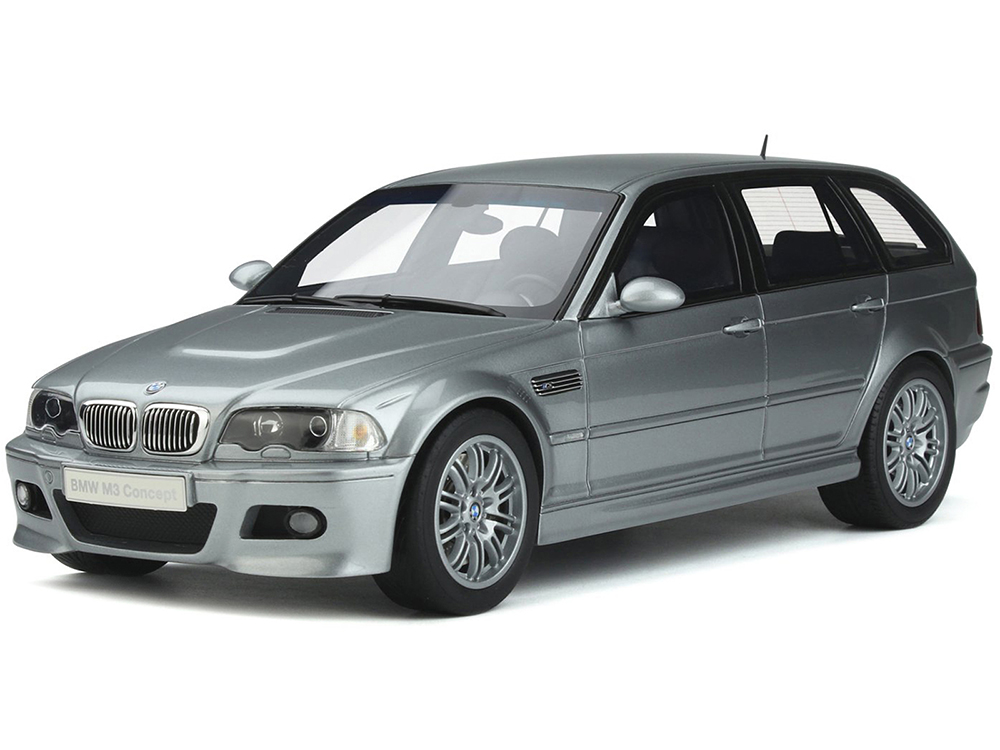 2000 BMW M3 E46 Touring Concept Chrome Shadow Metallic Limited Edition to 4000 pieces Worldwide 1/18 Model Car by Otto Mobile