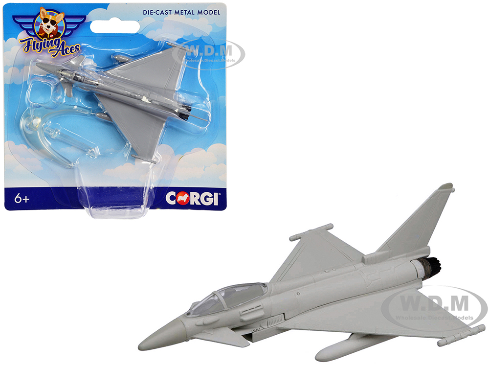 Eurofighter Typhoon Fighter Aircraft Flying Aces Series Diecast Model By Corgi