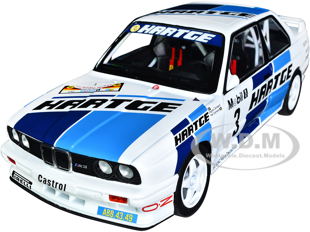 BMW E30 M3 Gr. A #3 Ingvar Carlsson - Per Carlsson Adac Rallye Deutchland (1990) Competition Series 1/18 Diecast Model Car by Solido