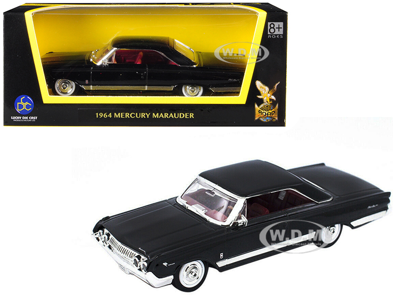 1964 Mercury Marauder Black 1/43 Diecast Model Car by Road Signature