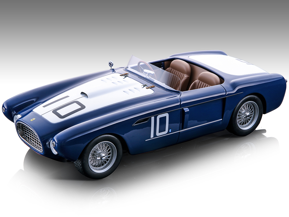 Ferrari 340 Mexico Spyder #10 Bill Spear 2nd Place Pebble Beach 1500cc (1953) Mythos Series Limited Edition to 85 pieces Worldwide 1/18 Model Car by Tecnomodel