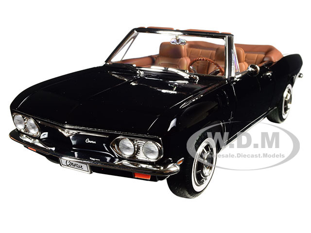 1969 Chevrolet Corvair Black 1/18 Diecast Model Car By Road Signature