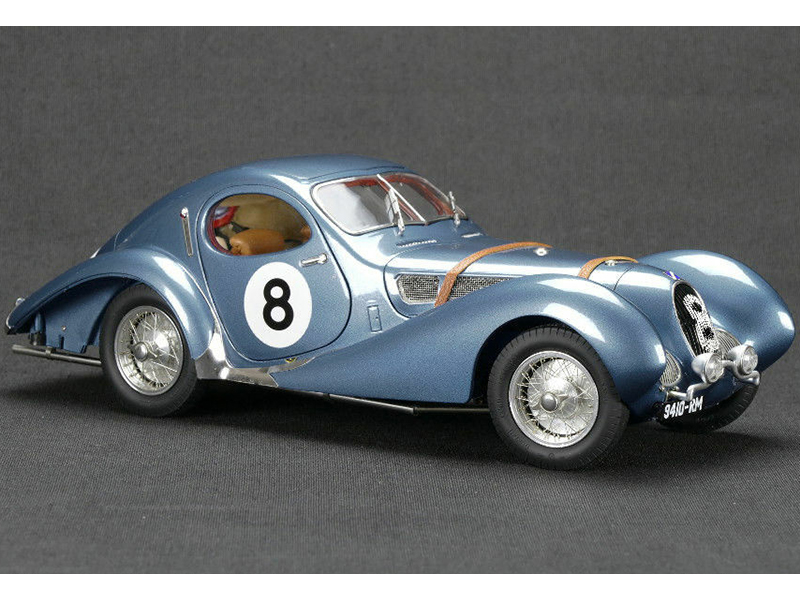 Image of Talbot Lago T150 C-SS Figoni &amp; Falaschi "Teardrop" Coupe (Racing Version) 8 Philippe de Massa - Norbert Jean Mahe 24 Hours of Le Mans (1939) Limi
