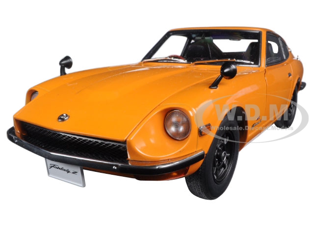 1969 Nissan Fairlady Z432 (ps30) Orange 1/18 Diecast Car Model By Autoart