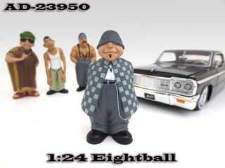 Eightball "homies" Figure For 1/24 Scale Models By American Diorama
