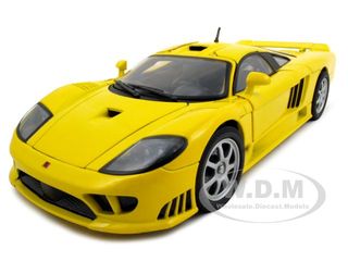 Saleen S7 Yellow 1/18 Diecast Model Car by Motormax