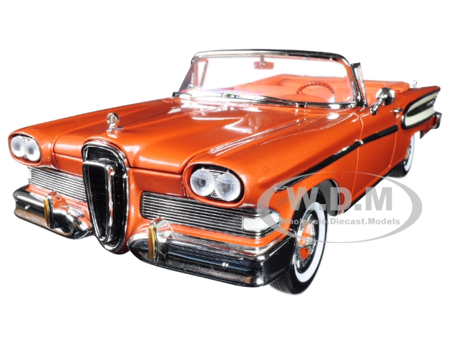 Image of 1958 Edsel Citation Convertible Brown 1/18 Diecast Model Car by Road Signature