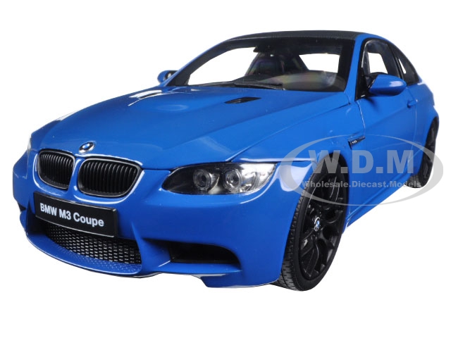 Image of BMW M3 (E92) Laguna Seca Blue 1/18 Diecast Model Car by Kyosho