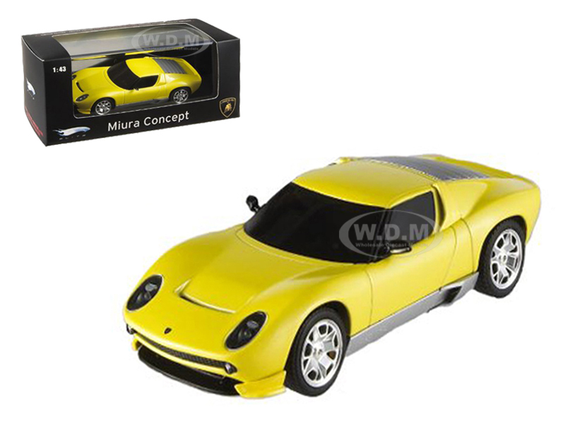 Lamborghini Miura Concept Yellow Elite Edition 1/43 Diecast Model Car By Hotwheels