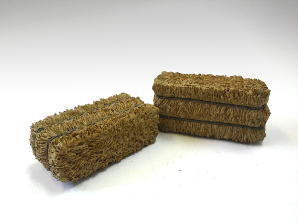 Hay Bale Accessory 2 Piece Set For 1/24 Scale Models By American Diorama