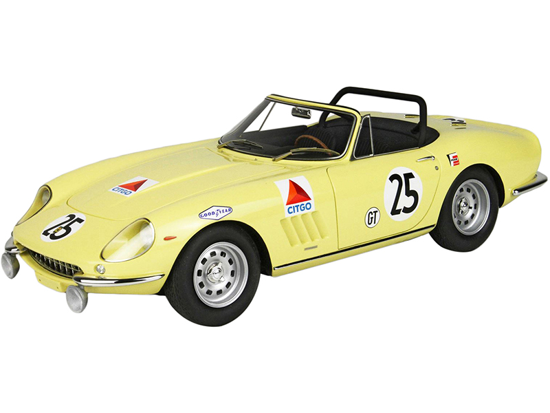 Ferrari 275 GTS/4 #25 The North American Racing Team (NART) Sebring 12H (1967) with DISPLAY CASE Limited Edition to 200 pieces Worldwide 1/18 Model Car by BBR
