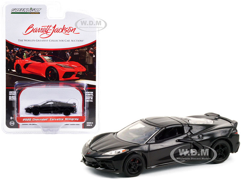 2020 Chevrolet Corvette C8 Stingray Black VIN 001 (Lot 3007) Barrett Jackson 
