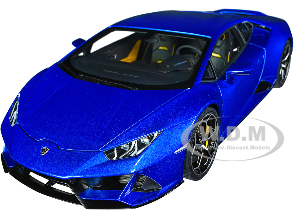 Lamborghini Huracan EVO Blu Nethuns Blue 1/18 Model Car by Autoart