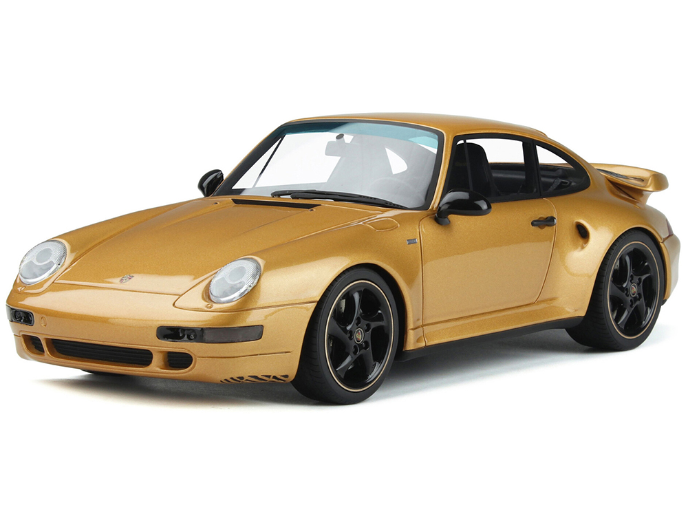 2018 Porsche 911 (993) Turbo S Gold Metallic 1/18 Model Car by GT Spirit