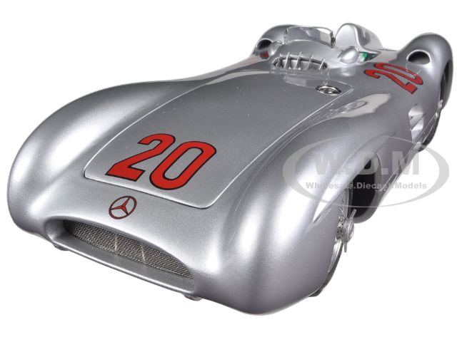 1954 Mercedes W196r Streamliner 20 Kling Reims Gp Limited To 1000pc 1/18 Diecast Car Model By Cmc