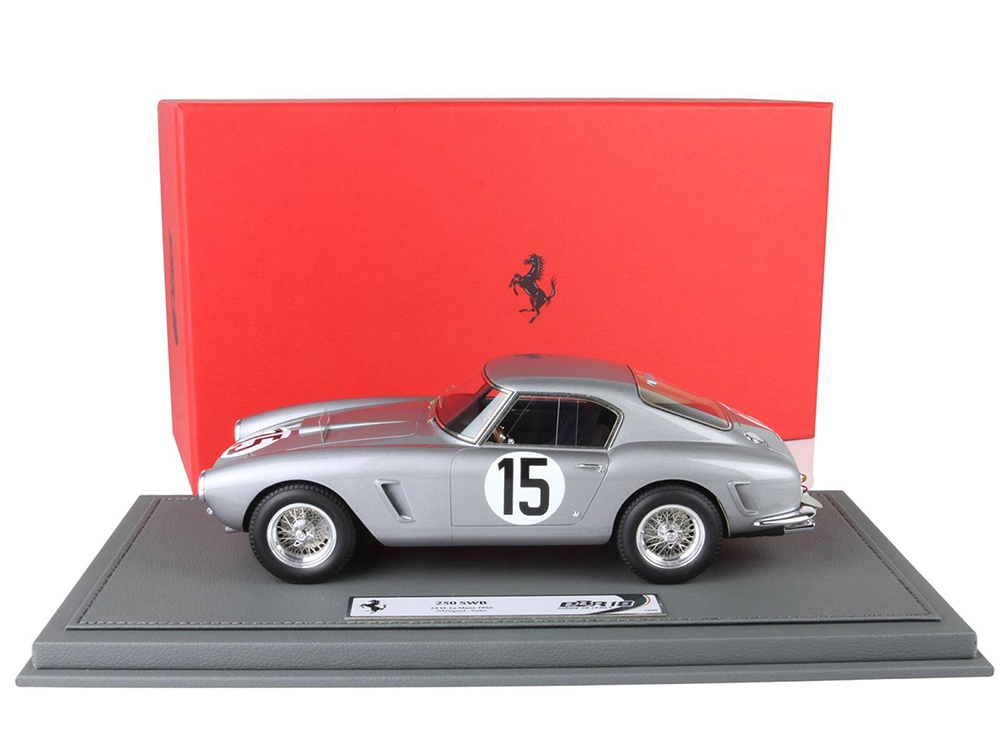 Ferrari 250 SWB #15 Graham Whitehead - Henry Taylor 24 Hours of Le Mans (1960) with DISPLAY CASE Limited Edition to 99 pieces Worldwide 1/18 Model Car by BBR