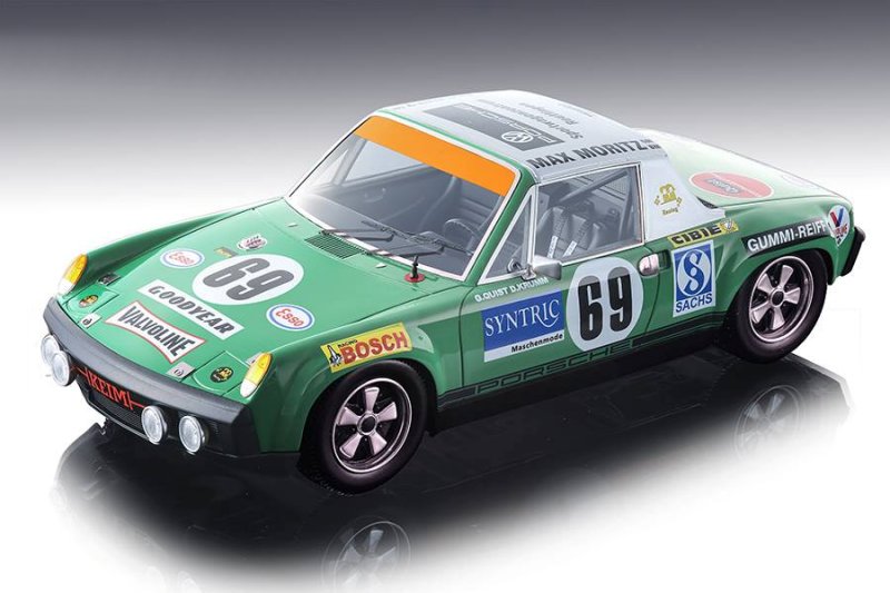 Porsche 914/6 69 Quist/ Krumm "max Moritz Car" 24 Hours Le Mans 1971 Mythos Series Limited Edition To 100 Pieces Worldwide 1/18 Model Car By Tecnomod