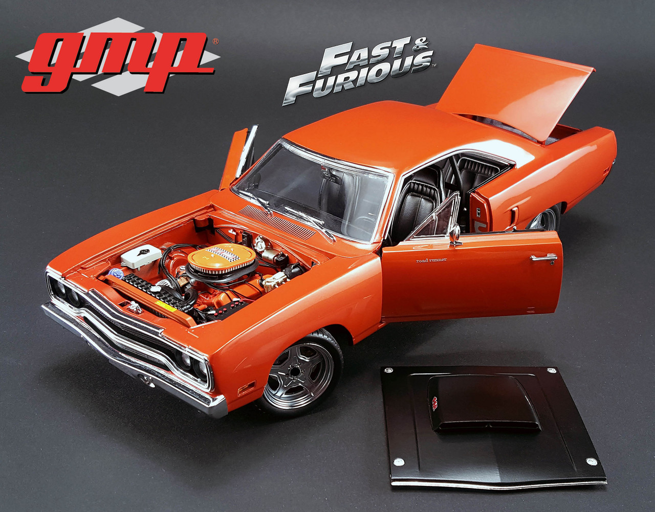 1970 Plymouth Road Runner Copper "the Hammer" Furious 7 Movie 2015 Limited Edition 1/18 Diecast Model Car By Gmp