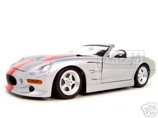 Image of 1999 Shelby Series 1 Silver 118 Diecast Model Car by Bburago