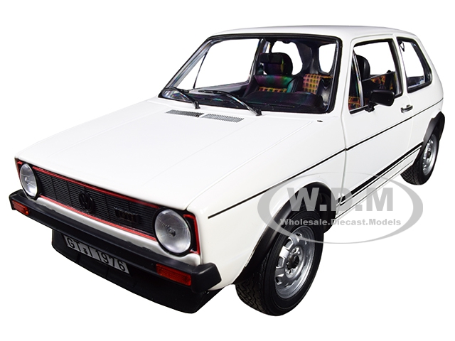 Image of 1976 Volkswagen Golf GTI White 1/18 Diecast Model Car by Norev