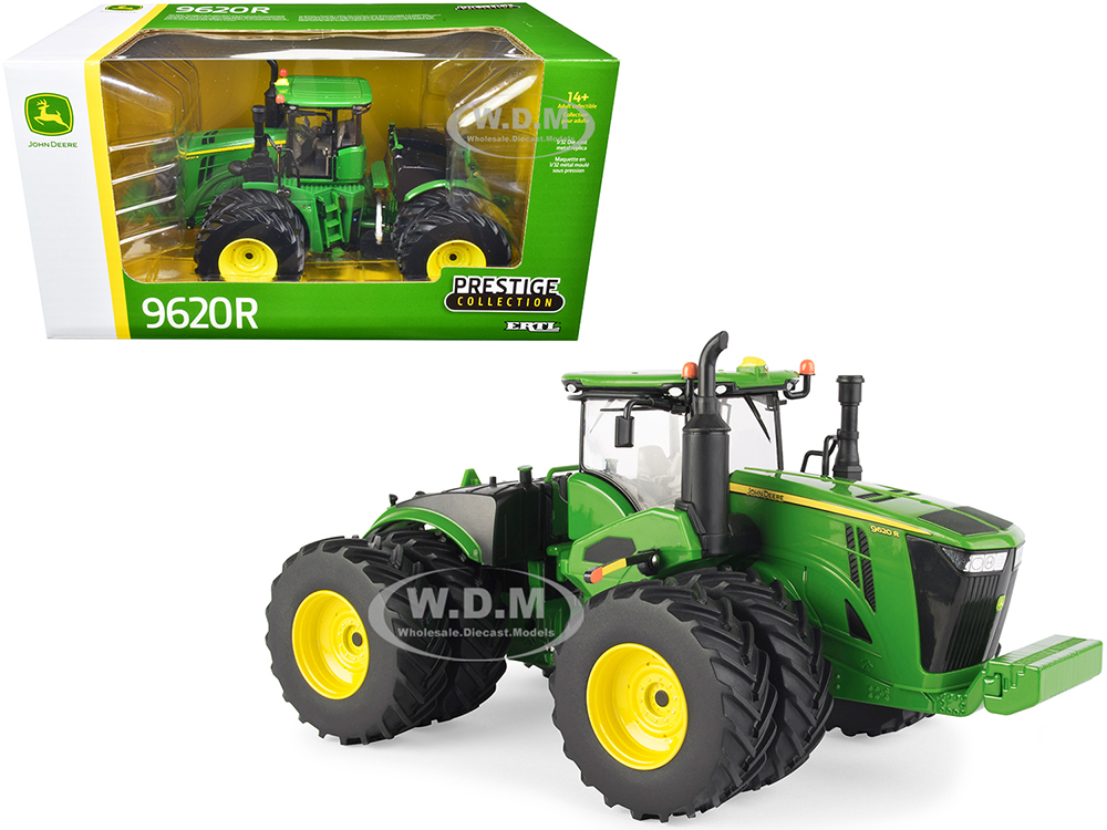 Image of John Deere 9620R Tractor with Dual Wheels "Prestige Collection" 1/32 Diecast Model by ERTL TOMY