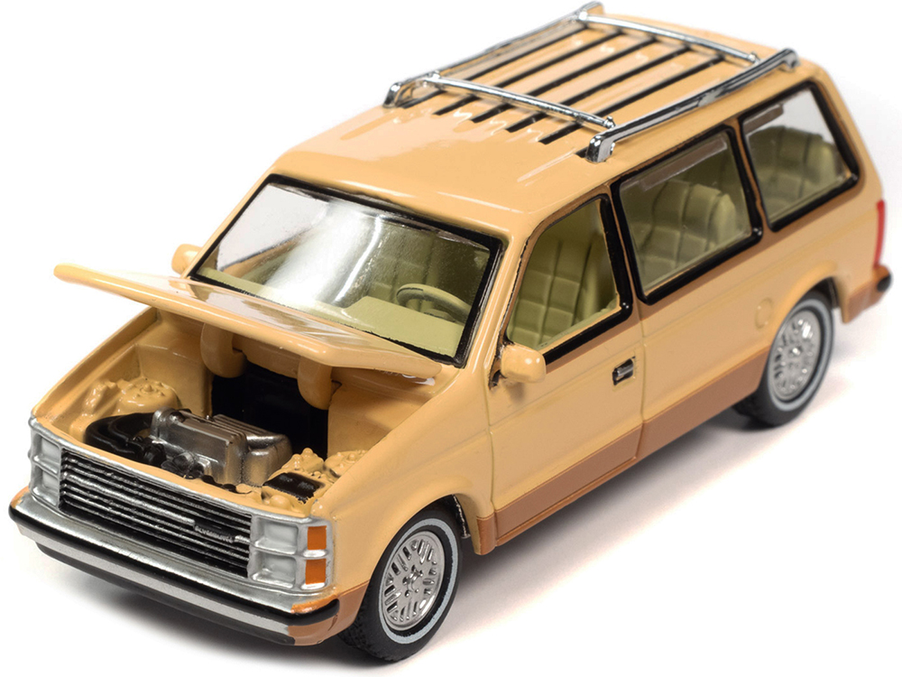 1985 Plymouth Voyager Minivan Cream with Roofrack 