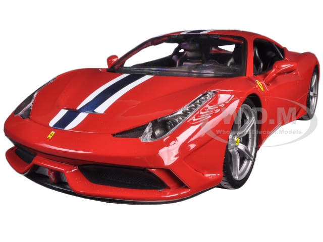 Ferrari 458 Speciale Red 1/18 Diecast Model Car by Bburago