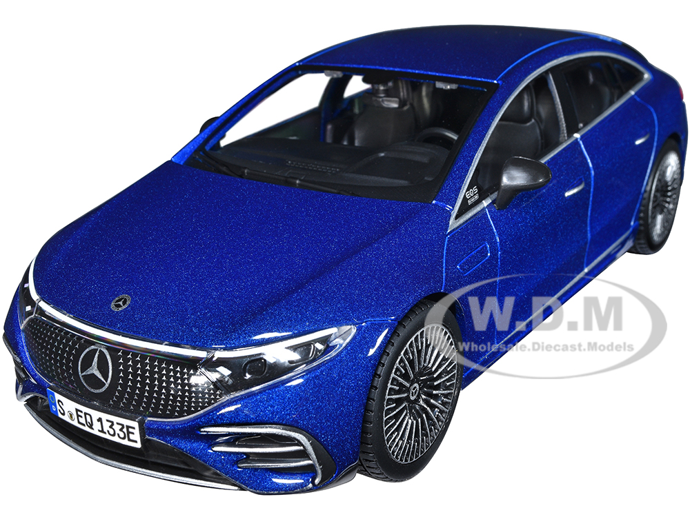 Mercedes-Benz EQS Blue Metallic "Special Edition" Series 1/27 Diecast Model Car by Maisto