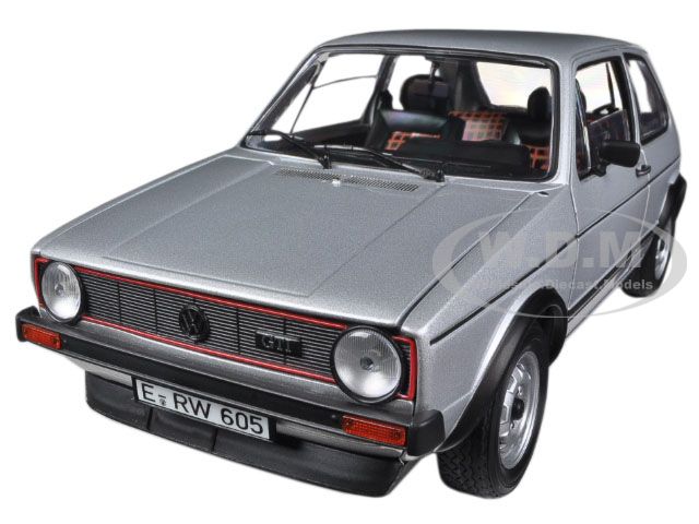 Image of 1976 Volkswagen Golf GTi Silver 1/18 Diecast Car Model by Norev