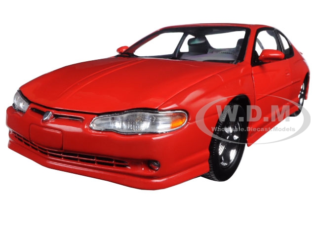 Image of 2000 Chevrolet Monte Carlo SS Torch Red 1/18 Diecast Model Car by Sunstar