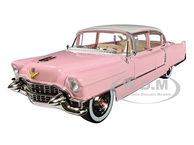 1955 Cadillac Fleetwood Series 60 "pink Cadillac" Elvis Presley (1935-1977) 1/24 Diecast Model Car By Greenlight