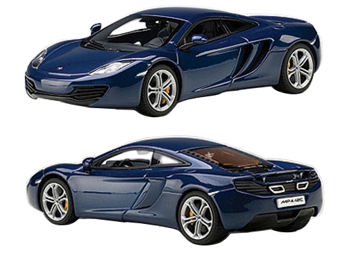 Mclaren Mp4-12c Azure Blue 1/43 Diecast Car Model By Autoart