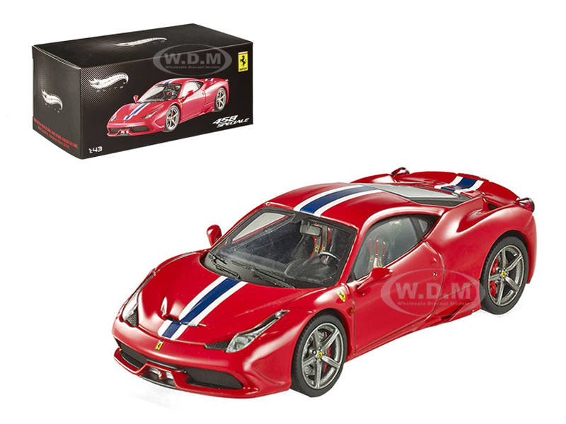 Ferrari 458 Italia Speciale Elite Edition 1/43 Diecast Car Model By Hotwheels