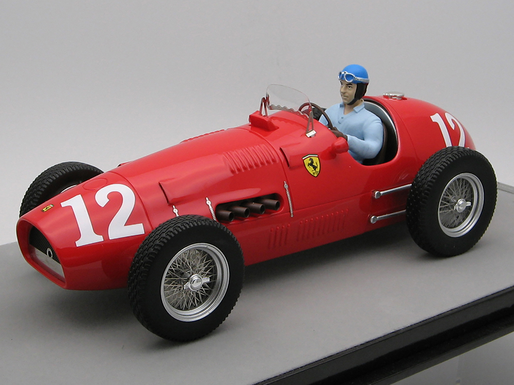 Ferrari 500 #12 Alberto Ascari Winner Formula Two F2 Italian GP (1952) with Driver Figure Mythos Series Limited Edition to 100 pieces Worldwide 1/18 Model Car by Tecnomodel