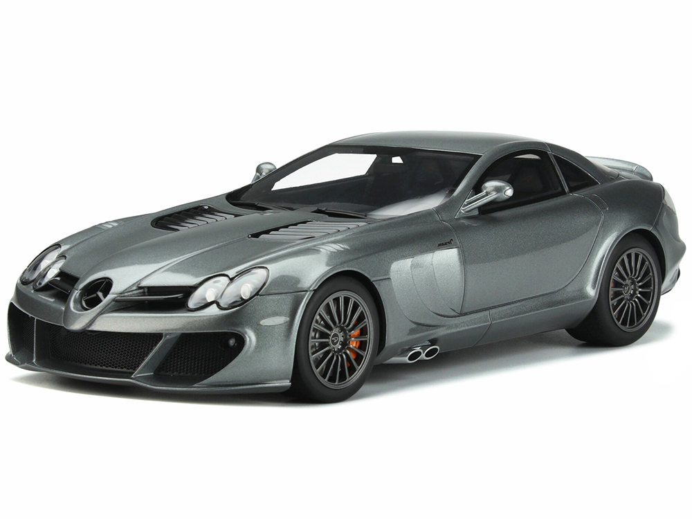 2010 Mercedes-Benz SLR MSO Edition Selenite Gray Metallic 1/18 Model Car By GT Spirit