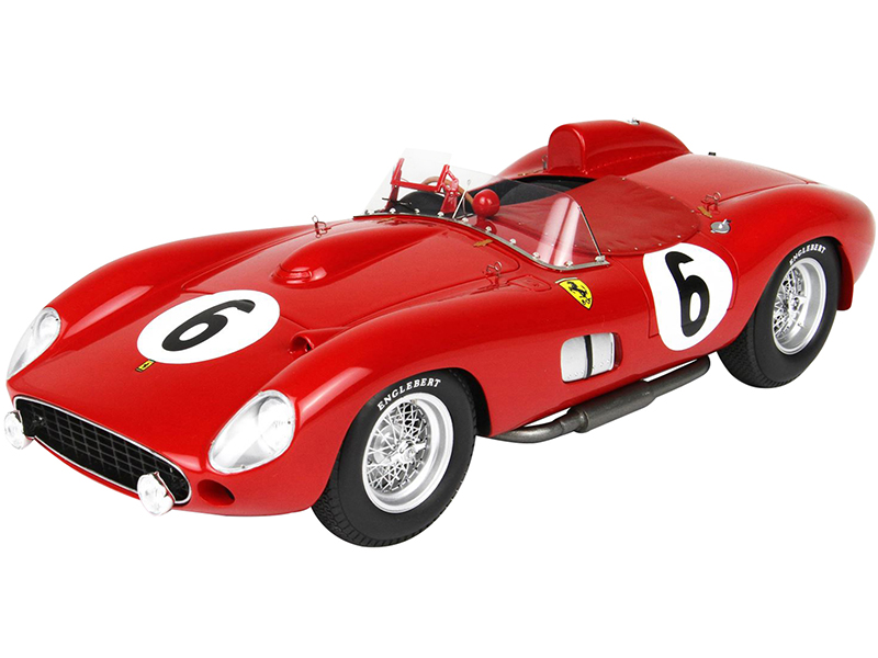 Ferrari 335S 6 Phil Hill - Peter Collins 24 Hours of Le Mans (1957) with DISPLAY CASE Limited Edition to 99 pieces Worldwide 1/18 Model Car by BBR