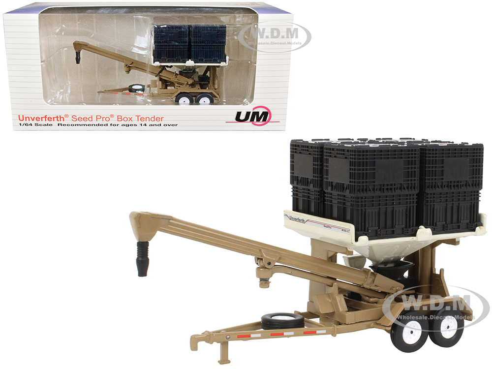 Unverferth Seed Pro Box Seed Tender Beige 1/64 Diecast Model by SpecCast