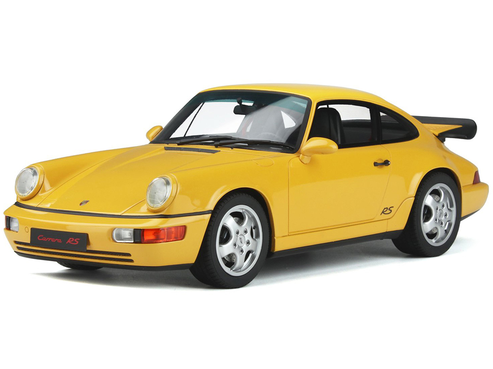 Porsche 964 RS America Yellow 1/18 Model Car By GT Spirit