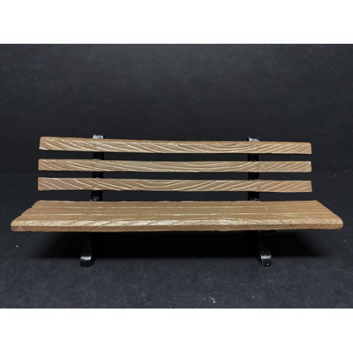 Park Bench 2 piece Accessory Set for 1/18 Scale Models by American Diorama