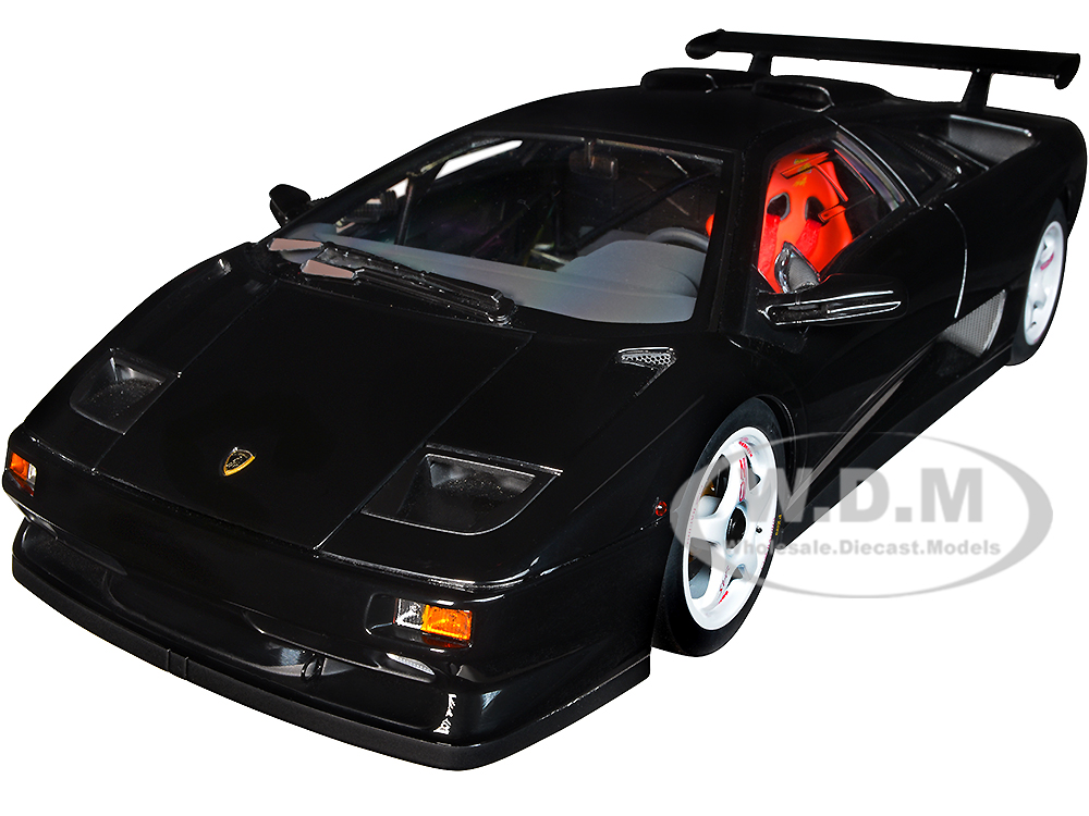 Lamborghini Diablo SV-R Deep Black 1/18 Model Car by Autoart