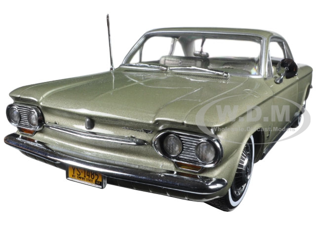 Image of 1963 Chevrolet Corvair Coupe Autumn Gold 1/18 Diecast Model Car by SunStar
