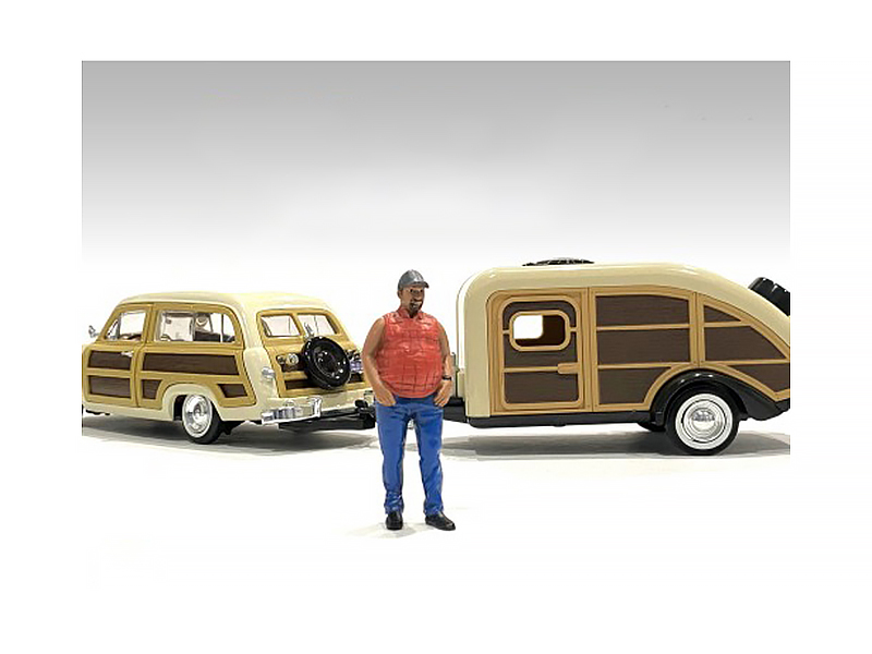 "Campers" Figure 1 for 1/18 Scale Models by American Diorama