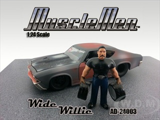 Musclemen Wide Willie Figure For 124 Diecast Model Cars By American Diorama