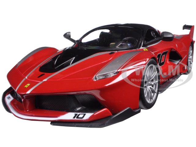 Ferrari Racing Fxx-k 10 Red 1/24 Diecast Model Car By Bburago