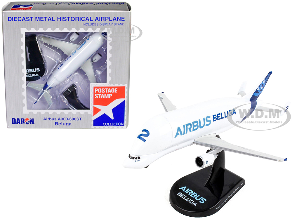Airbus A300-600ST Beluga Commercial Aircraft "Beluga ST Fleet Aircraft 2" 1/400 Diecast Model Airplane by Postage Stamp
