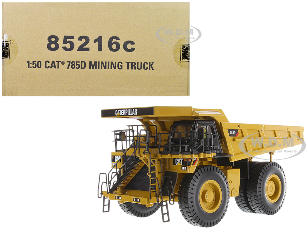 CAT Caterpillar 785D Mining Truck Yellow with Operator Core Classics Series 1/50 Diecast Model by Diecast Masters