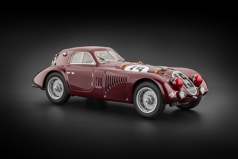 1938 Alfa Romeo 8C 2900 B Le Mans 19 Limited to 3000pc 1/18 Diecast Car Model by CMC