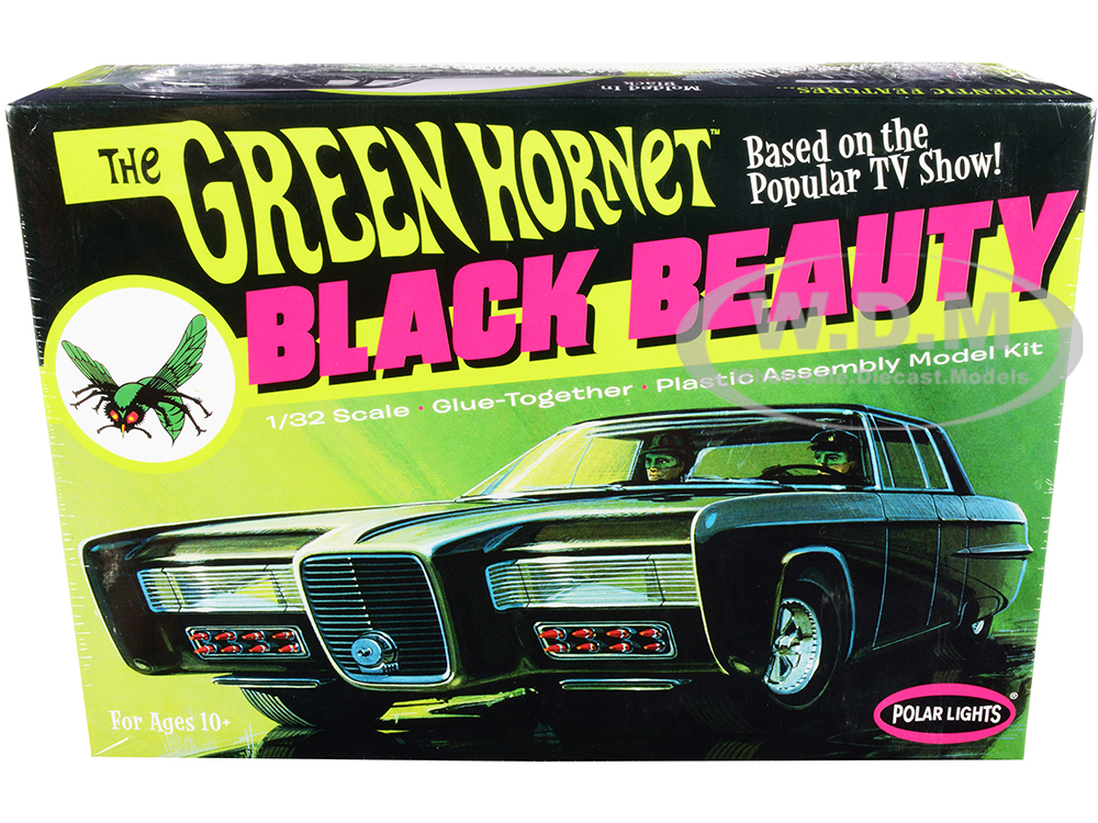 Skill 2 Model Kit Black Beauty "The Green Hornet" (1966-1967) TV Series 1/32 Scale Model by Polar Lights