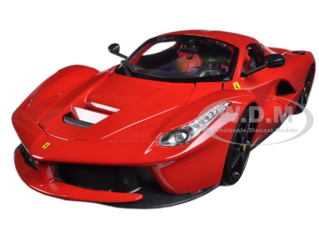 Ferrari LaFerrari F70 Red with Black Wheels 1/18 Diecast Model Car by Bburago